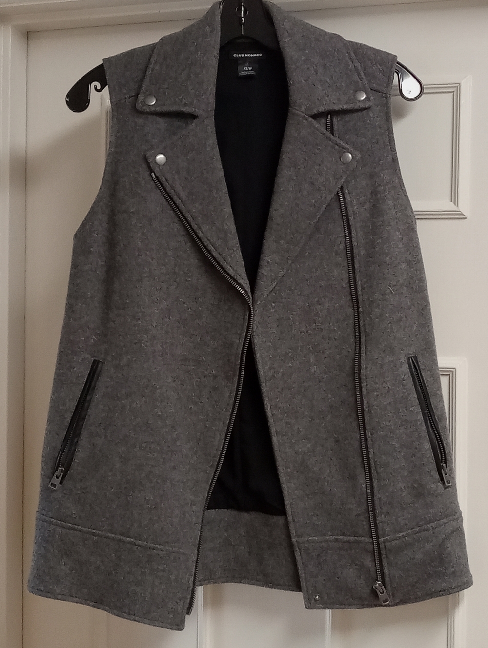Club Monaco Gray Wool Blend Vest